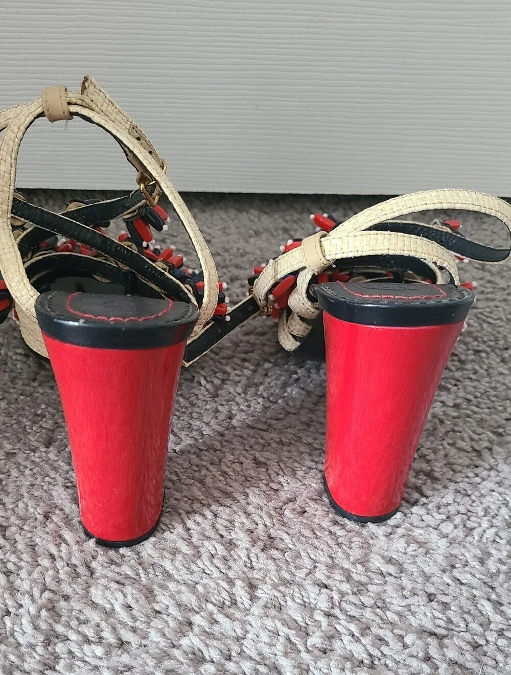 Tory Burch Ambrosia Beaded Runway Sandal